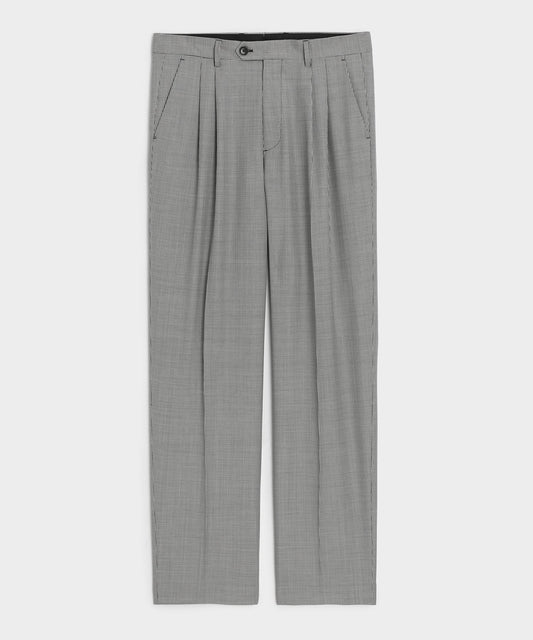 Todd Snyder Italian Wool Houndstooth Wythe Trouser - Cream