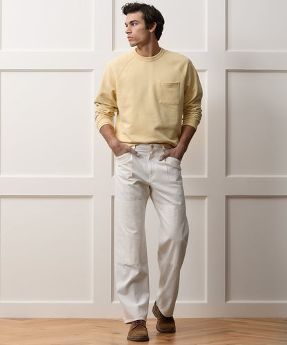 Todd Snyder Pleated Welder Pant - Stone