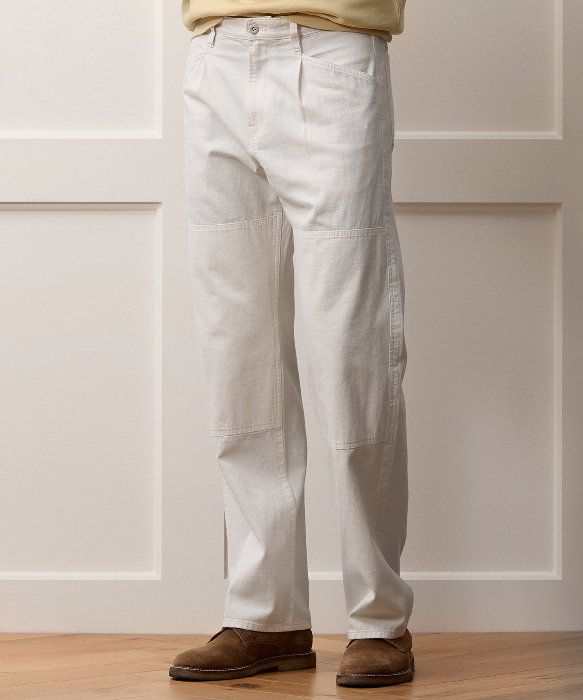 Todd Snyder Pleated Welder Pant - Stone