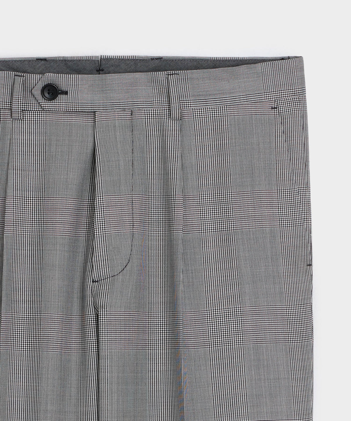 Todd Snyder Italian Wool Glen Plaid Madison Trouser - Cream