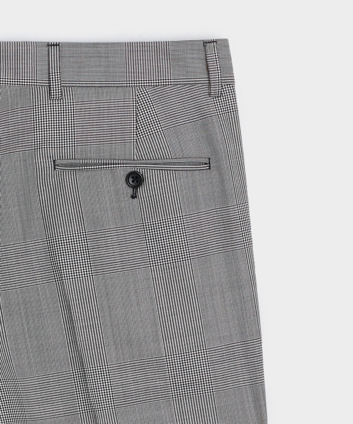 Todd Snyder Italian Wool Glen Plaid Madison Trouser - Cream