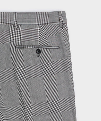 Todd Snyder Italian Wool Glen Plaid Madison Trouser - Cream