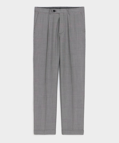 Todd Snyder Italian Wool Glen Plaid Madison Trouser - Cream
