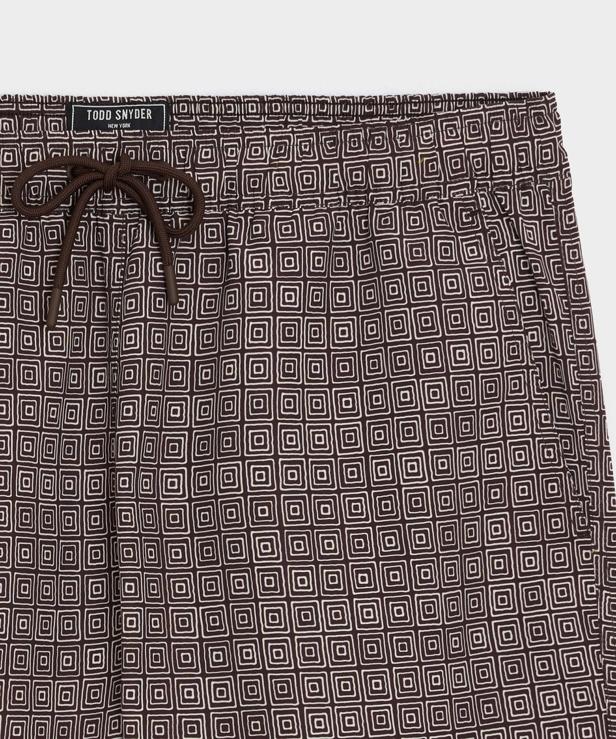 Todd Snyder 5" Montauk Swim Trunk - Brown