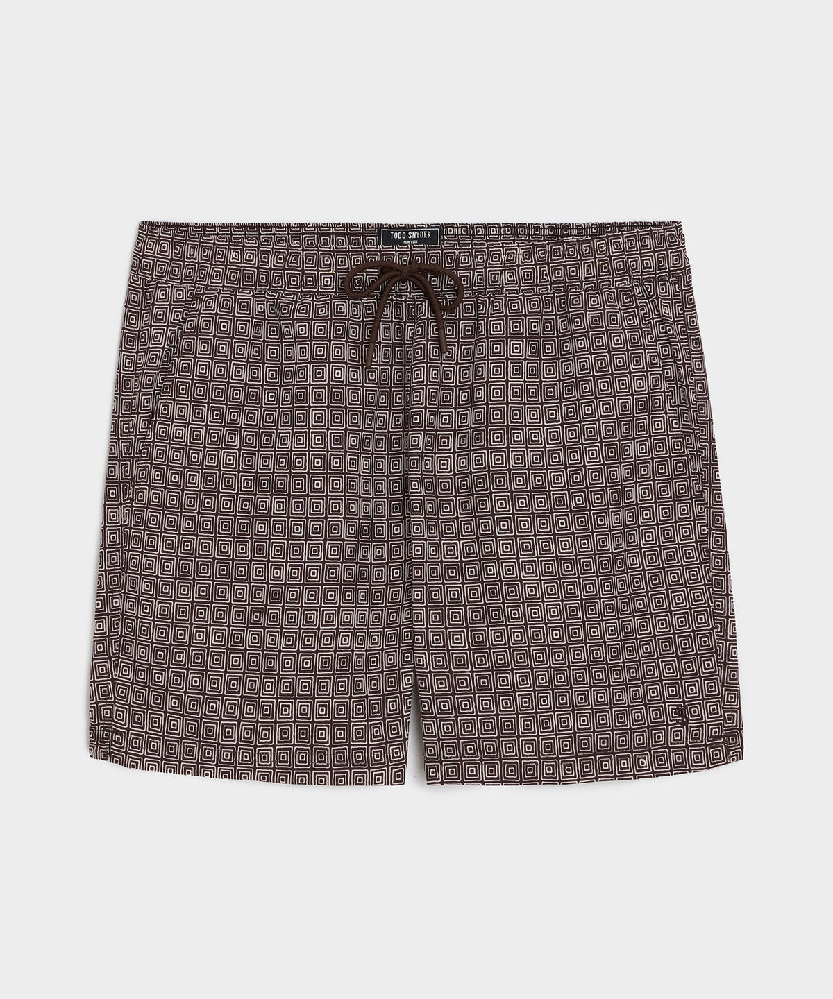 Todd Snyder 5" Montauk Swim Trunk - Brown