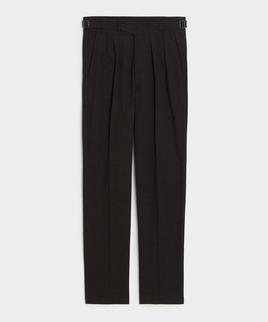 Todd Snyder Italian Heathered Cotton Gurkha Trouser - Brown