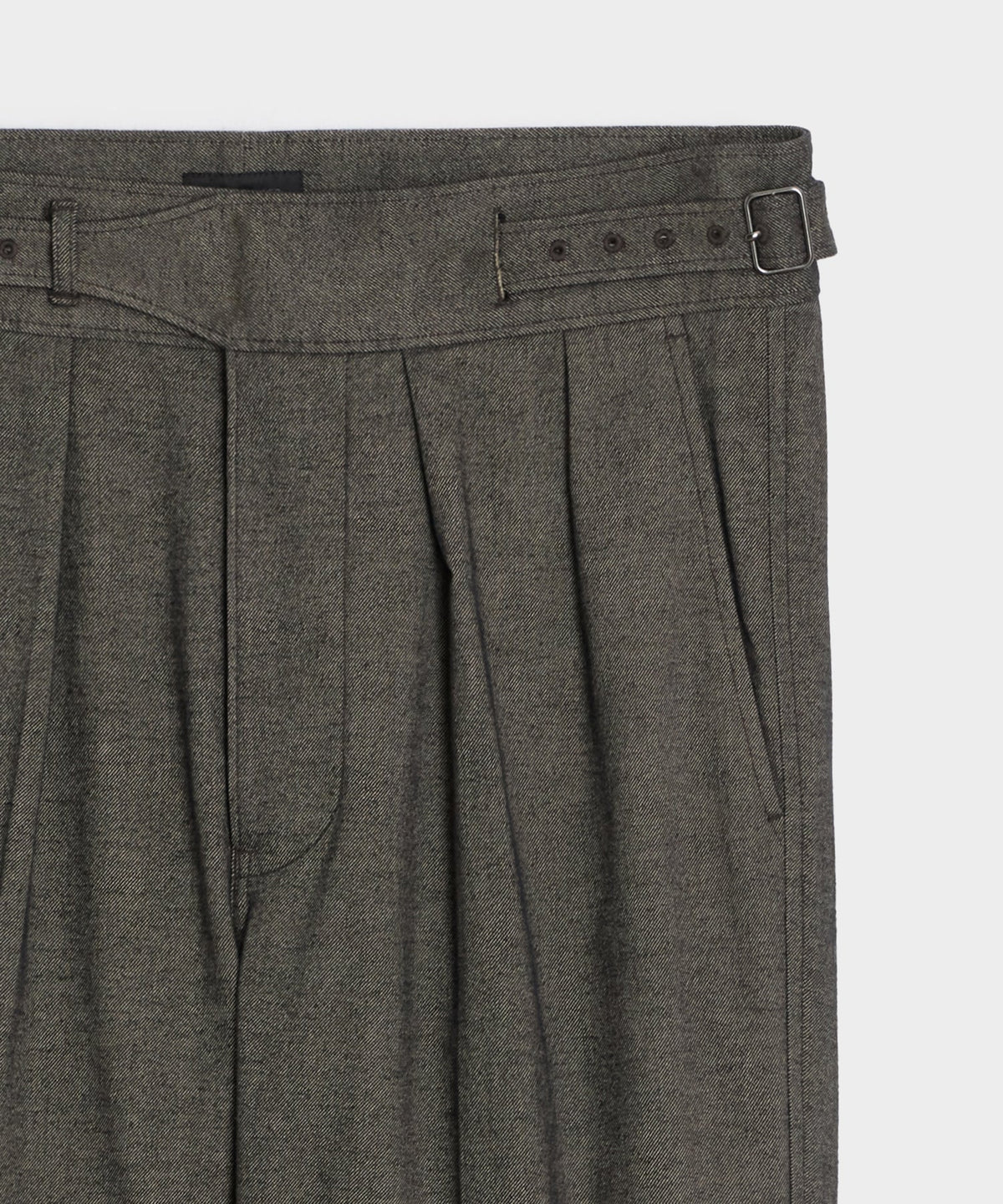 Todd Snyder Italian Heathered Cotton Gurkha Trouser - Charcoal