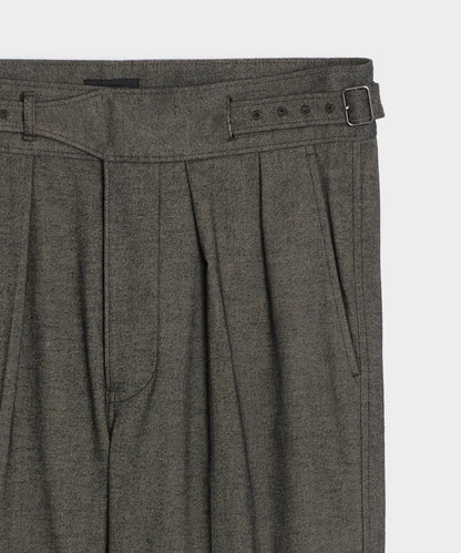 Todd Snyder Italian Heathered Cotton Gurkha Trouser - Charcoal