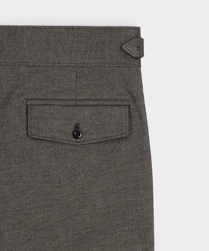 Todd Snyder Italian Heathered Cotton Gurkha Trouser - Charcoal