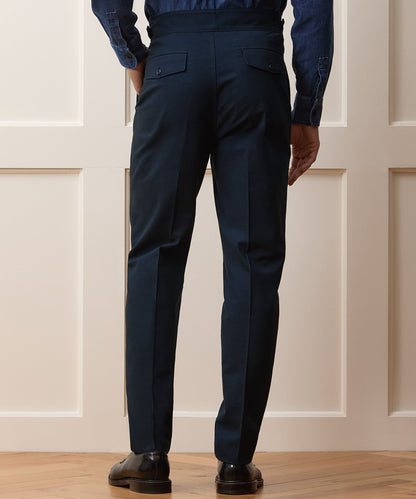 Todd Snyder Italian Heathered Cotton Gurkha Trouser - Navy