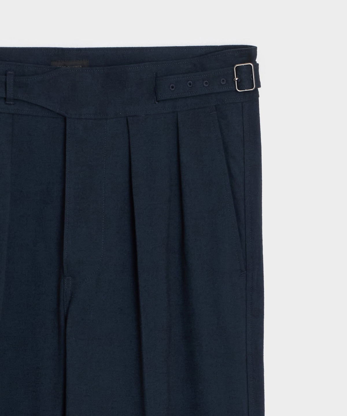 Todd Snyder Italian Heathered Cotton Gurkha Trouser - Navy