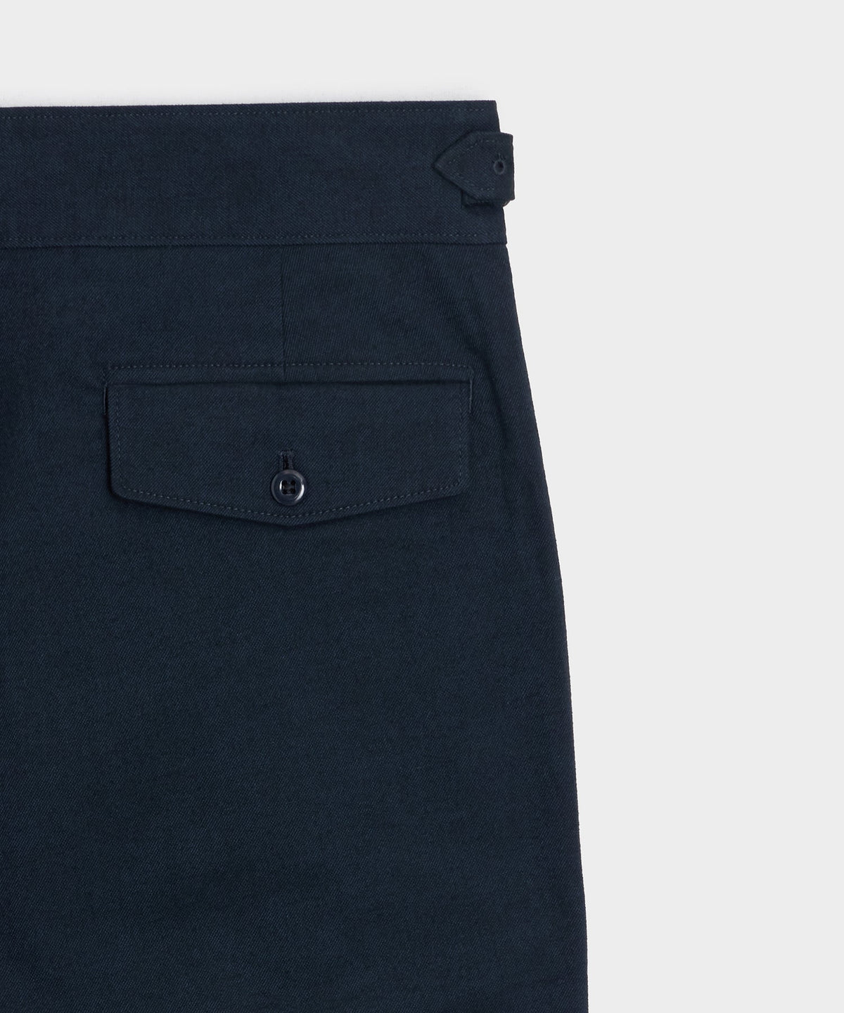 Todd Snyder Italian Heathered Cotton Gurkha Trouser - Navy