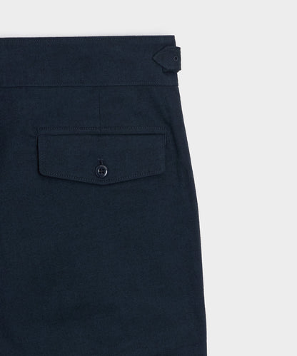 Todd Snyder Italian Heathered Cotton Gurkha Trouser - Navy