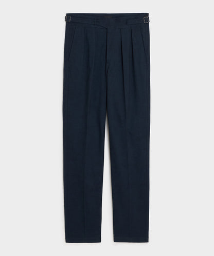 Todd Snyder Italian Heathered Cotton Gurkha Trouser - Navy