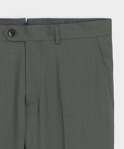 Todd Snyder Italian Wool Mohair Sutton Trouser - Green Smoke