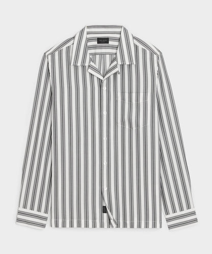 Todd Snyder Striped Hollywood Shirt - Charcoal