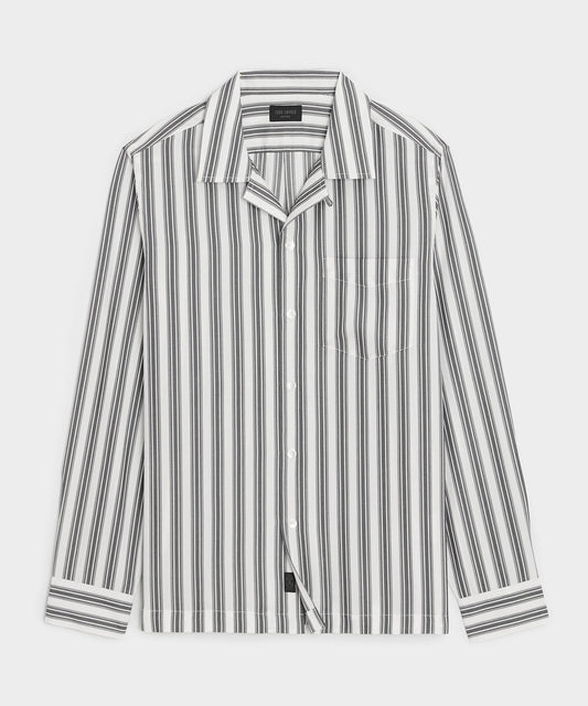 Todd Snyder Striped Hollywood Shirt - Charcoal