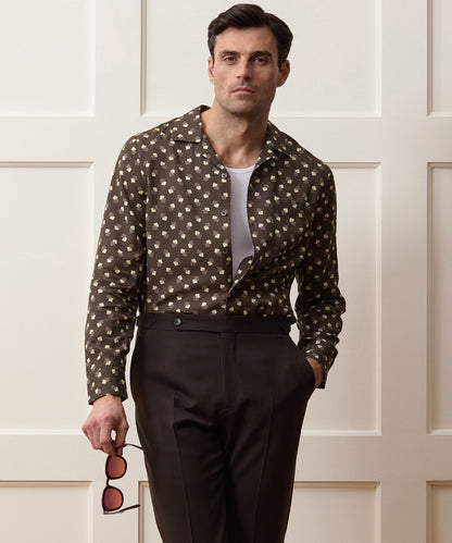 Todd Snyder Hollywood Shirt - Dark Mocha