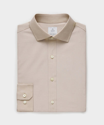 Todd Snyder End-On-End Poplin Dress Shirt - Khaki