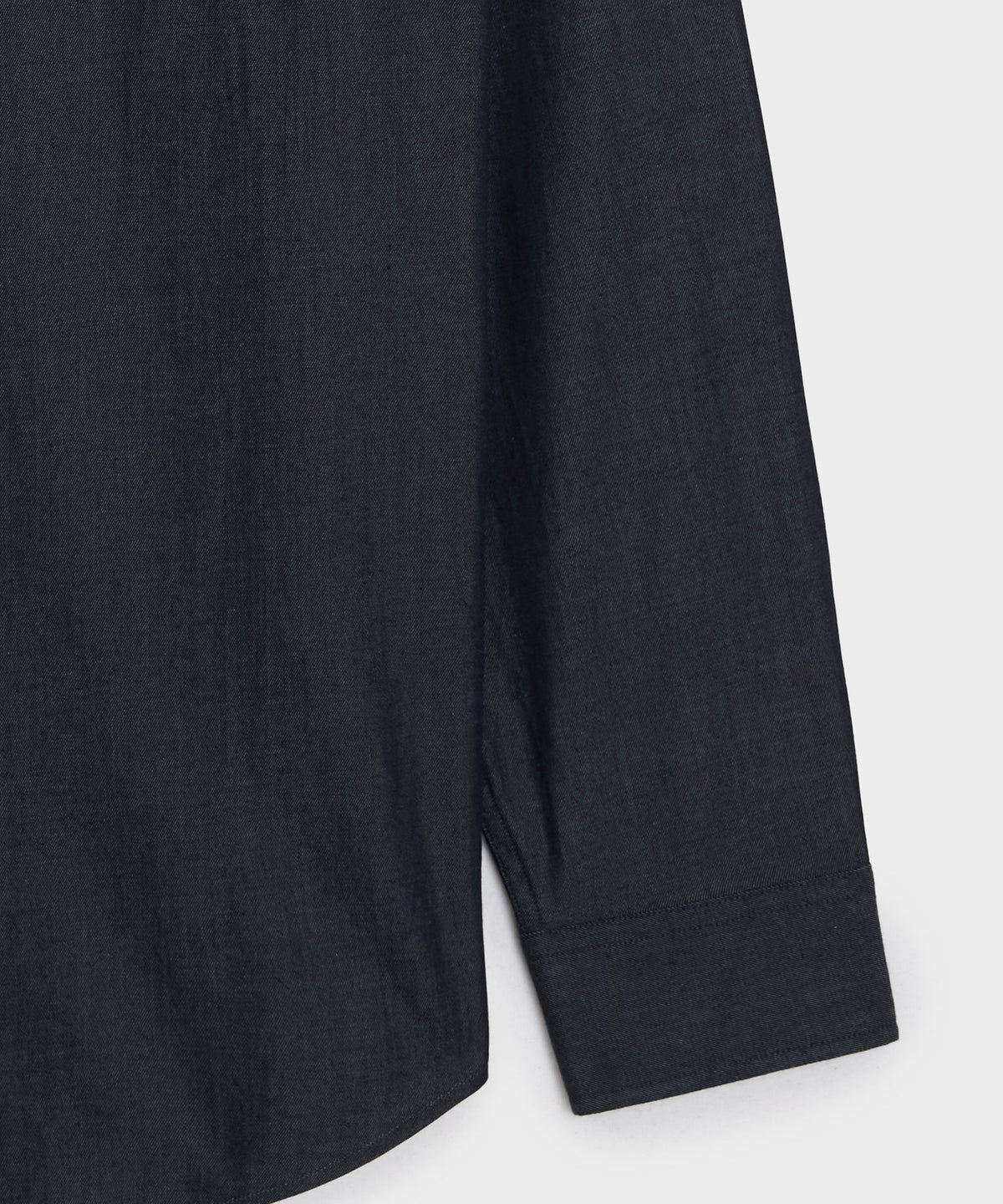 Todd Snyder Chambray Spread Collar Dress Shirt - Dark Indigo