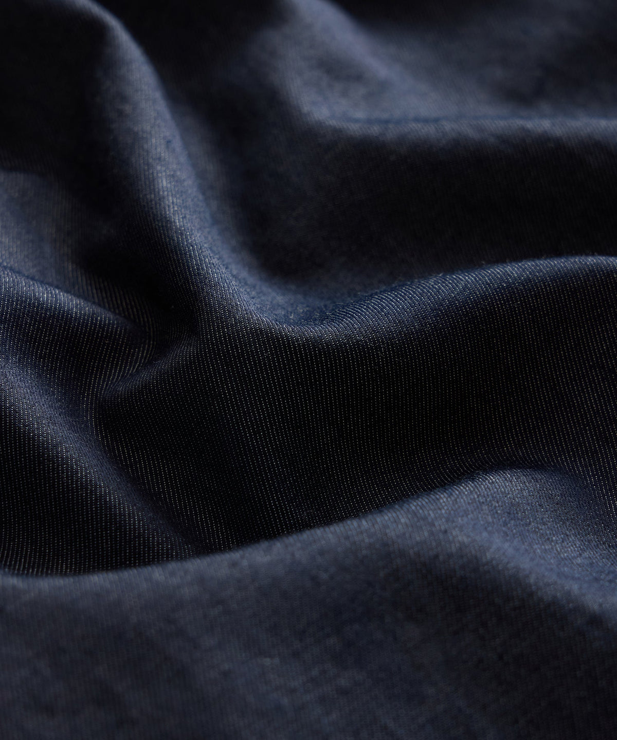 Todd Snyder Chambray Spread Collar Dress Shirt - Dark Indigo