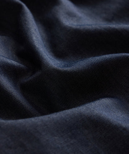 Todd Snyder Chambray Spread Collar Dress Shirt - Dark Indigo