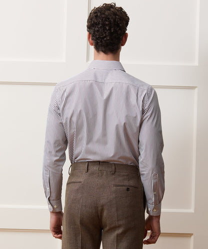 Todd Snyder End-On-End Poplin Dress Shirt - Brown