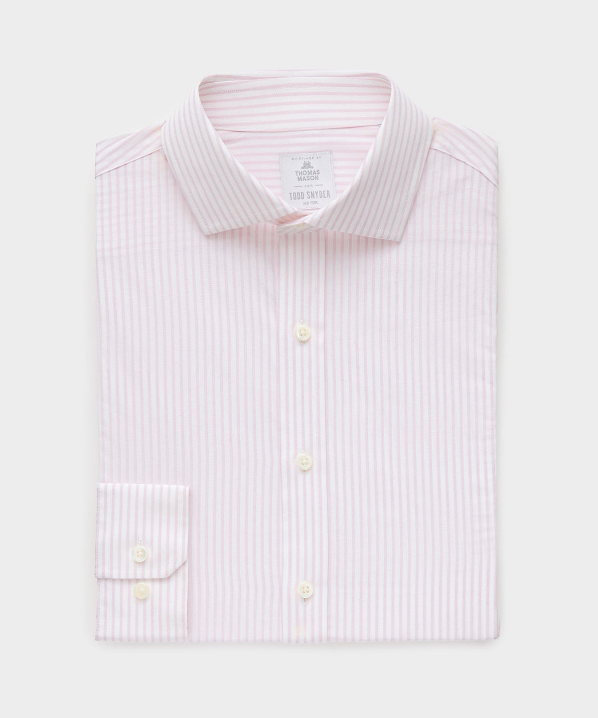 Todd Snyder End-On-End Poplin Dress Shirt - Pink