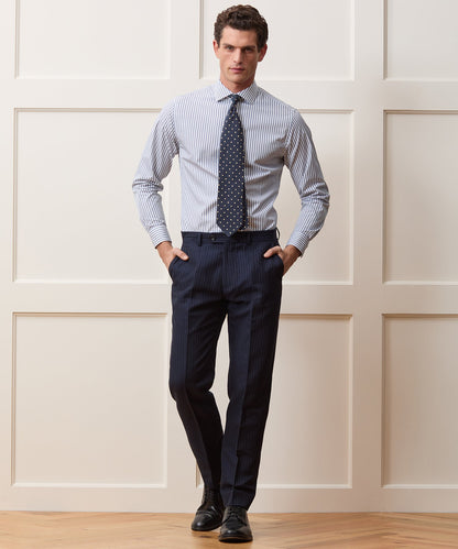 Todd Snyder End-On-End Poplin Dress Shirt - Blue