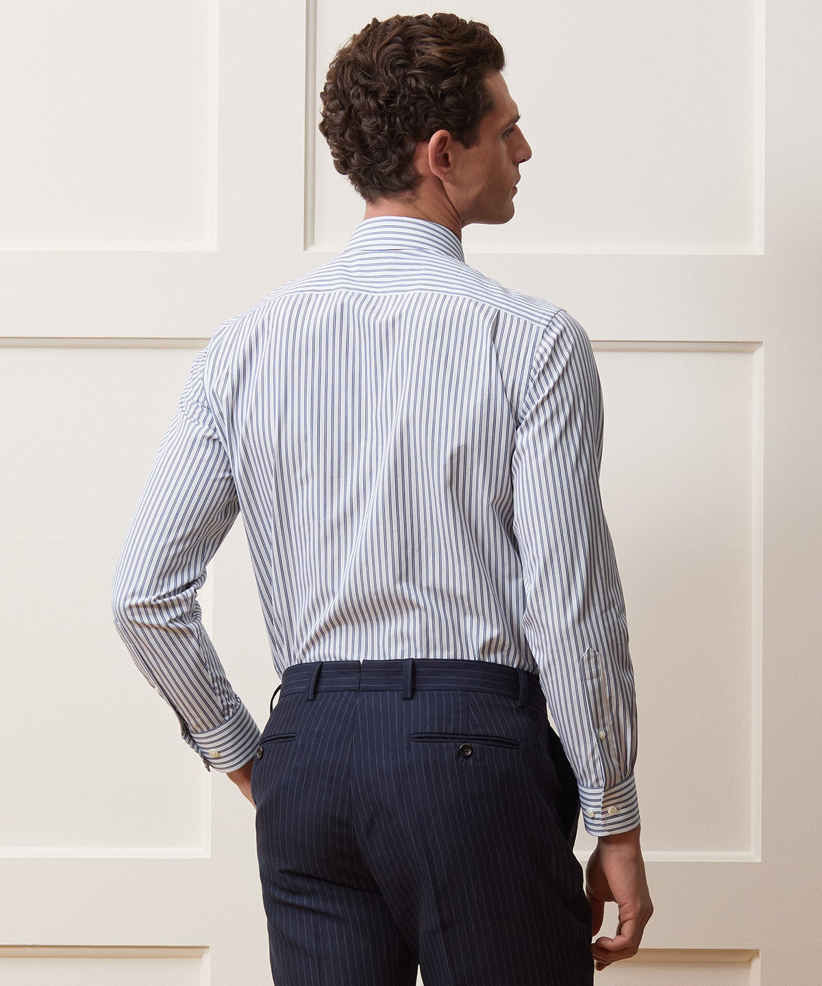 Todd Snyder End-On-End Poplin Dress Shirt - Blue