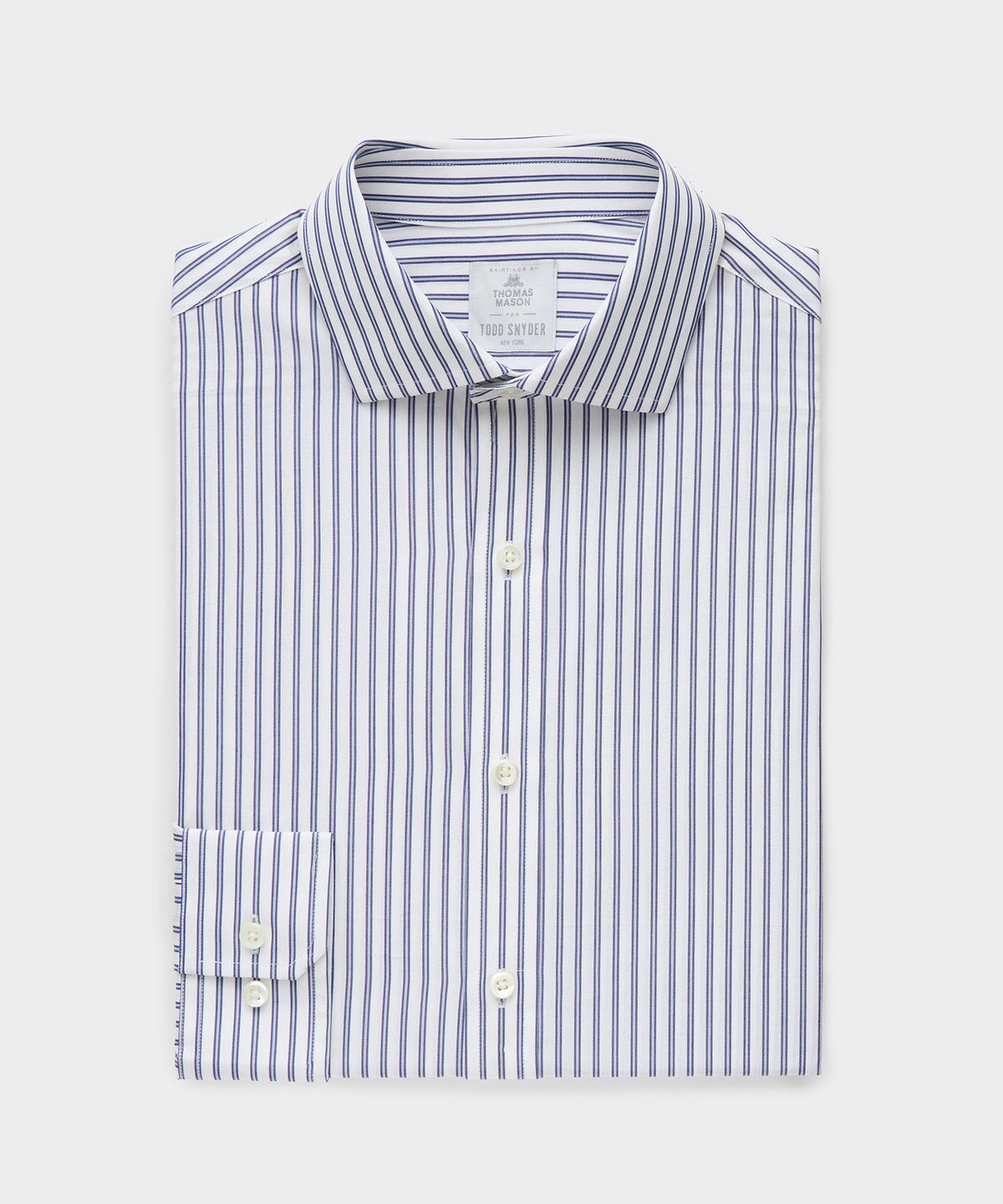 Todd Snyder End-On-End Poplin Dress Shirt - Blue