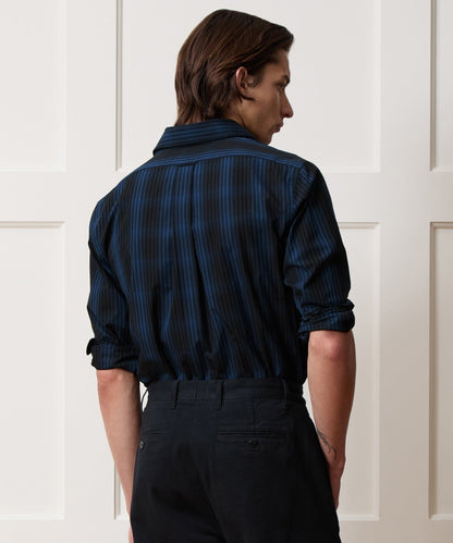 Todd Snyder Poplin Sport Shirt - Navy