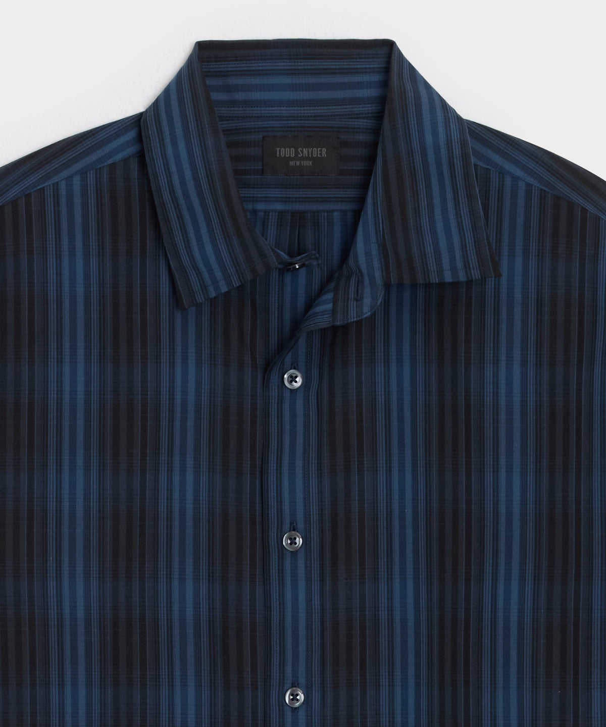 Todd Snyder Poplin Sport Shirt - Navy