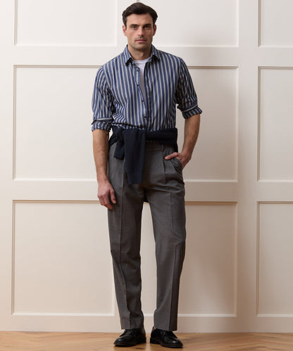 Todd Snyder Poplin Sport Shirt - Navy