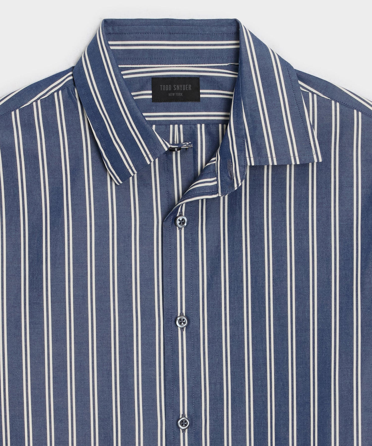 Todd Snyder Poplin Sport Shirt - Navy