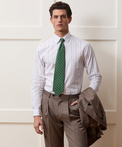 Todd Snyder Italian Silk Big Dot Tie - Emerald Green
