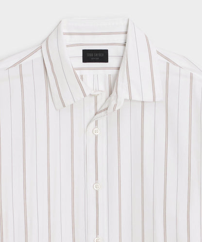 Todd Snyder Poplin Sport Shirt - Ivory