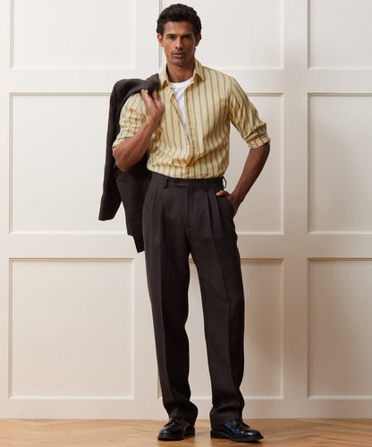 Todd Snyder Poplin Sport Shirt - Yellow