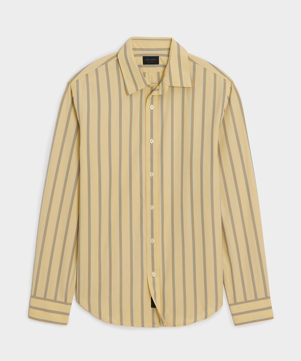 Todd Snyder Poplin Sport Shirt - Yellow