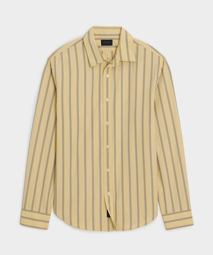 Todd Snyder Poplin Sport Shirt - Yellow