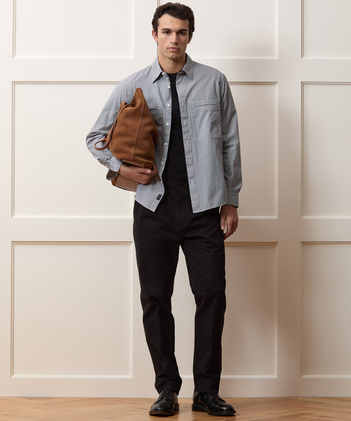 Todd Snyder Poplin Utility Shirt - White