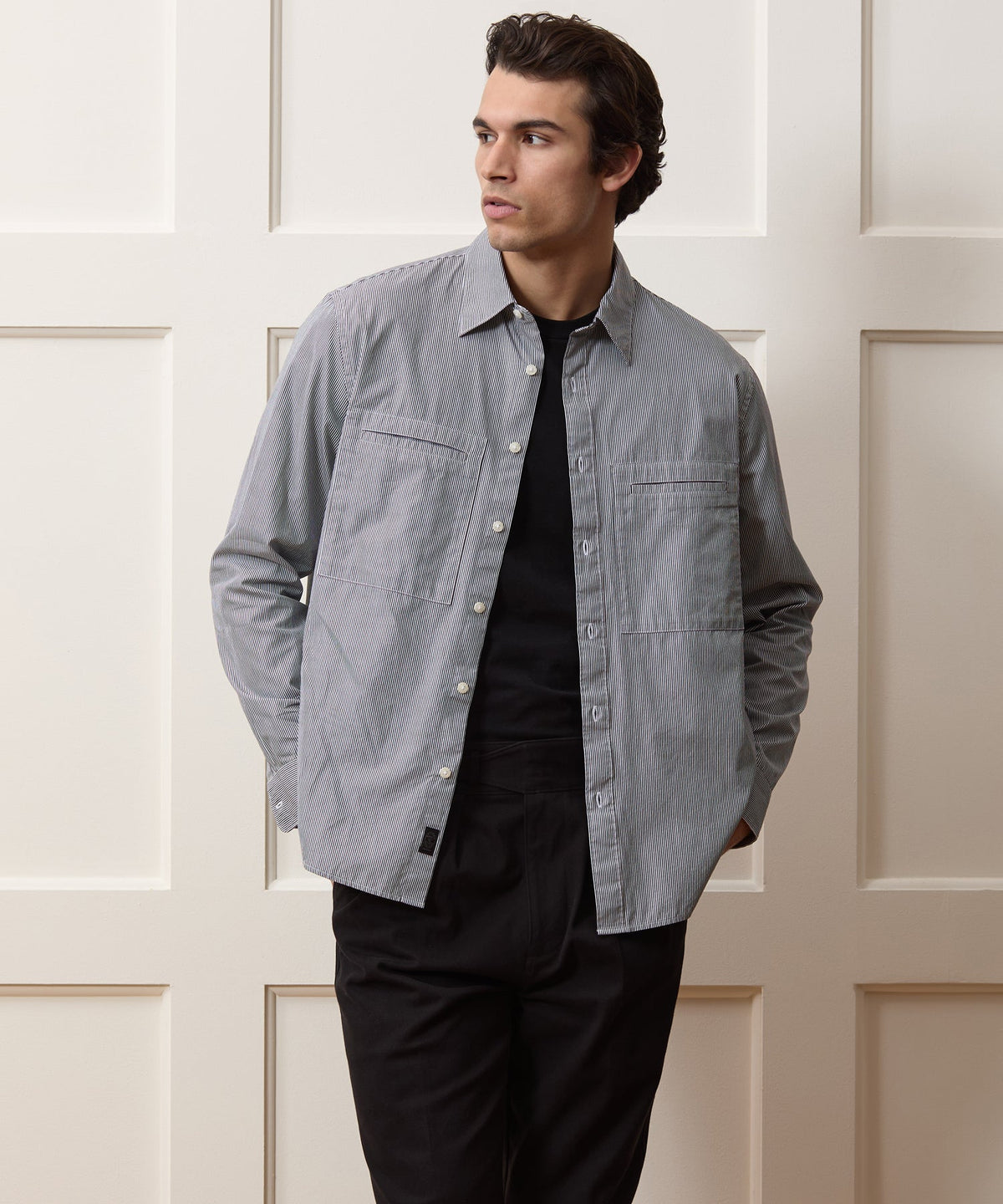 Todd Snyder Poplin Utility Shirt - White