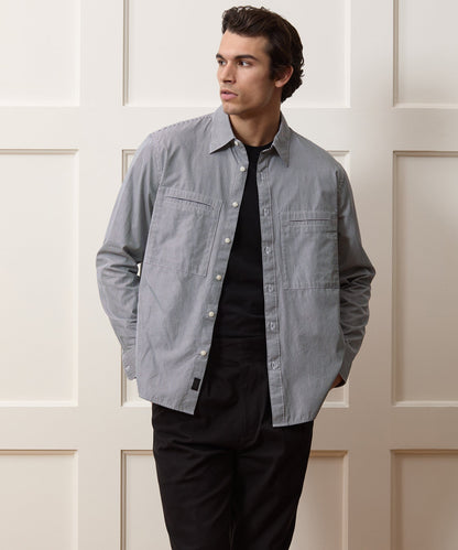 Todd Snyder Poplin Utility Shirt - White
