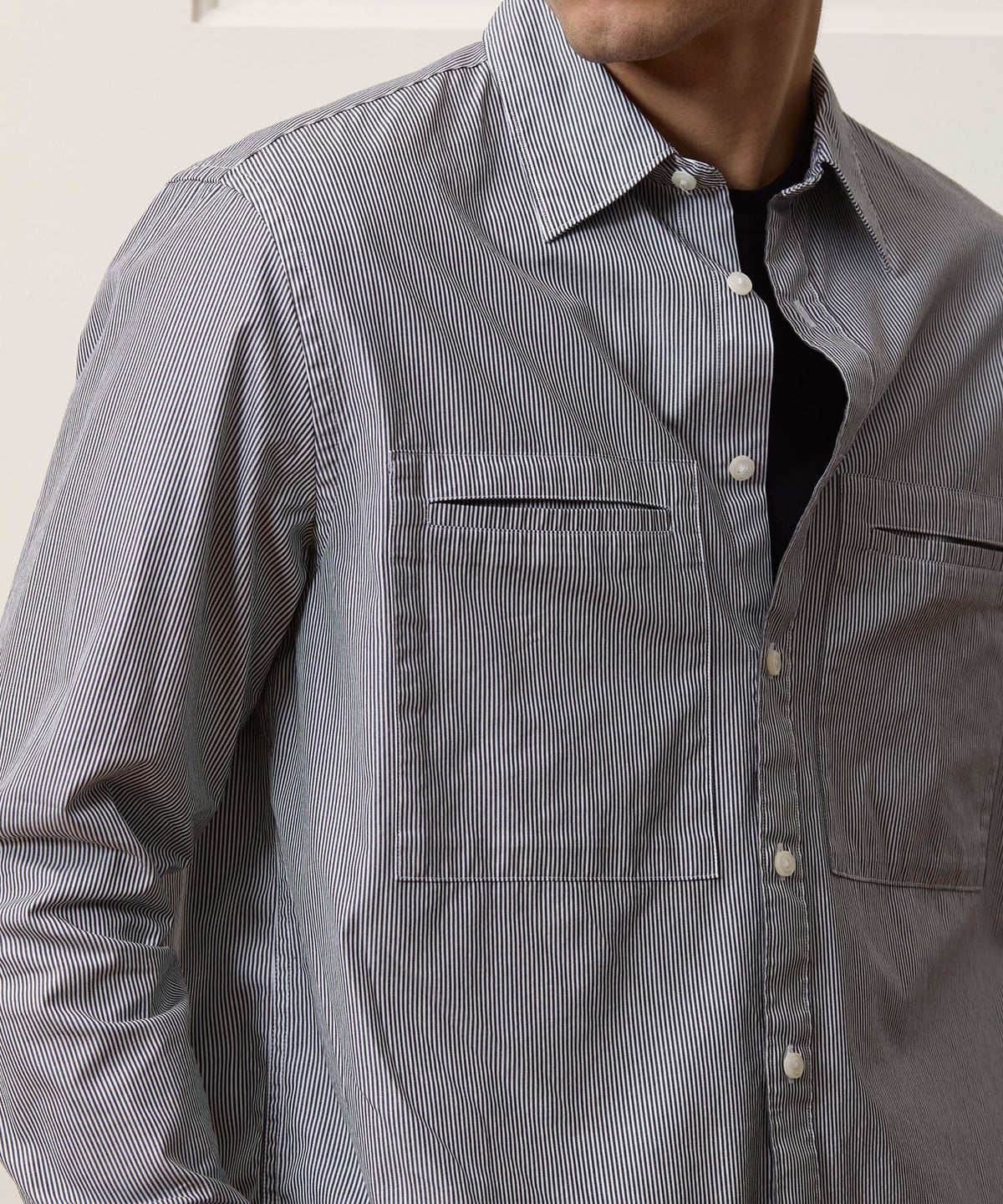 Todd Snyder Poplin Utility Shirt - White