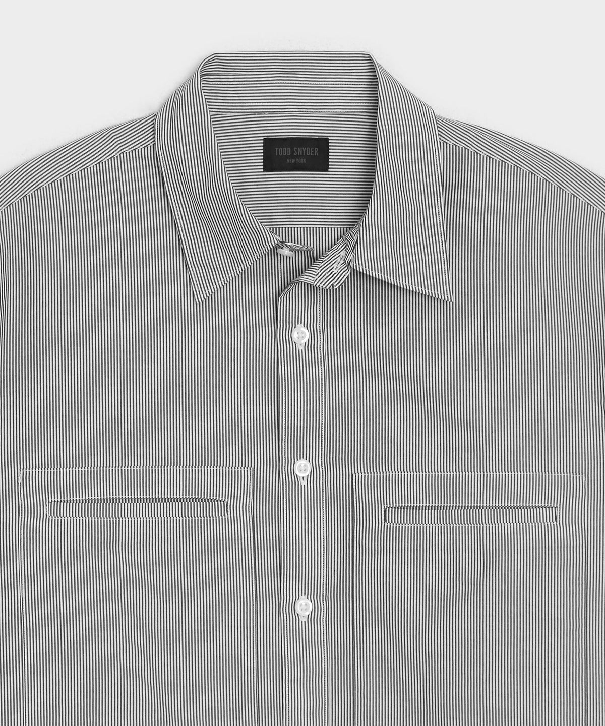 Todd Snyder Poplin Utility Shirt - White