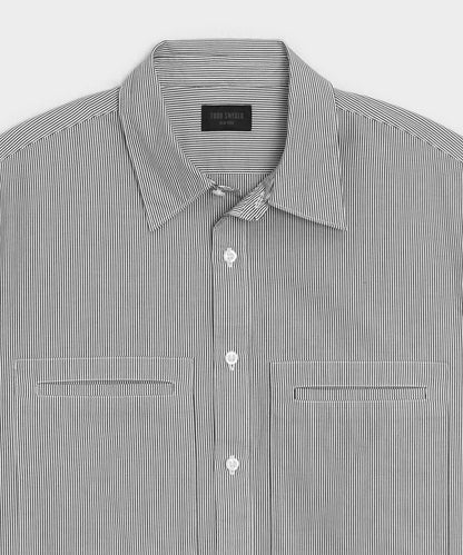 Todd Snyder Poplin Utility Shirt - White