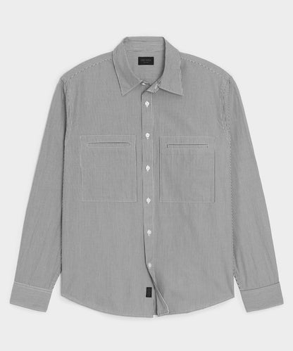 Todd Snyder Poplin Utility Shirt - White