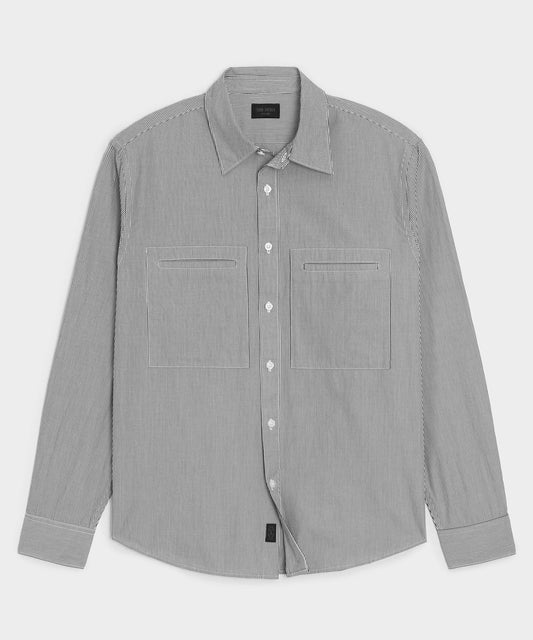 Todd Snyder Poplin Utility Shirt - White