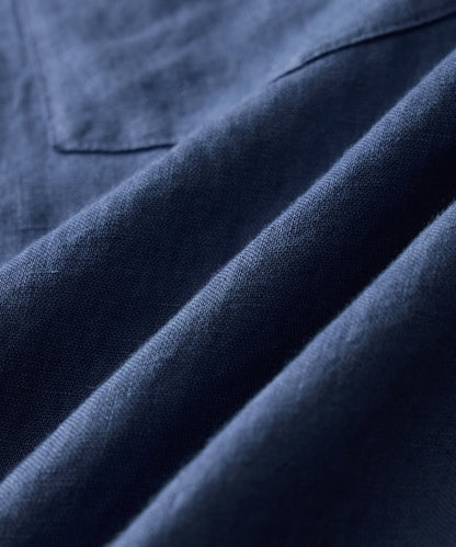 Todd Snyder Sea Soft Irish Linen Shirt - Denim Blue