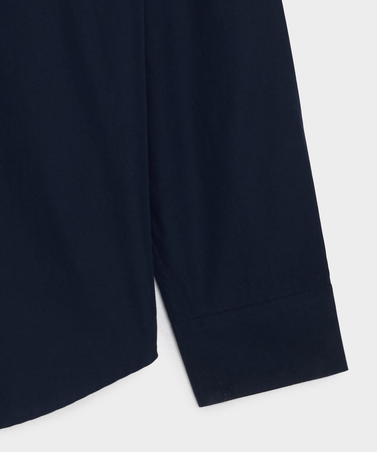 Todd Snyder Poplin Band Collar Shirt - Navy